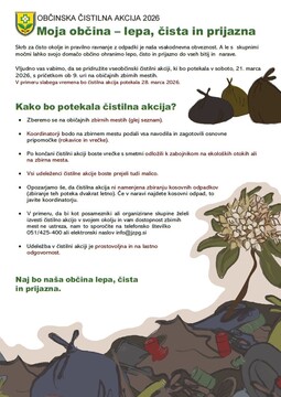 Čistilna akcija - povabilo